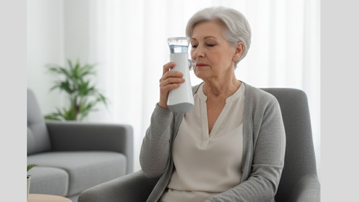 Richtige Anwendung eines Inhalators bei Senioren im häuslichen Umfeld