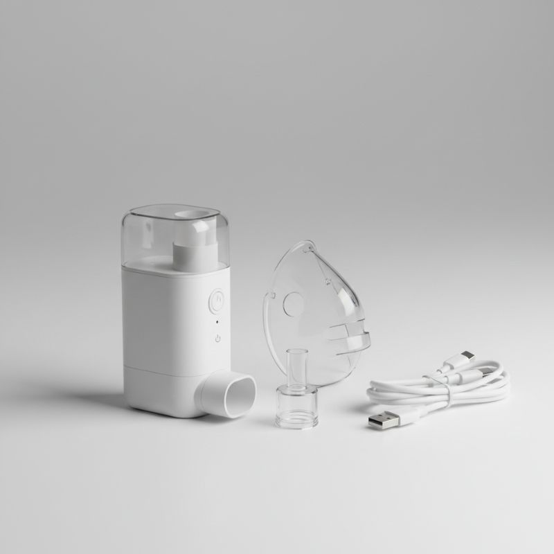 Tragbarer Inhalator für Senioren auf Reisen
